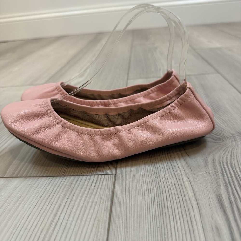 NEW The Storehouse Flats Womens 6 Foldable Leather Ballet Shoes Ballet Pink